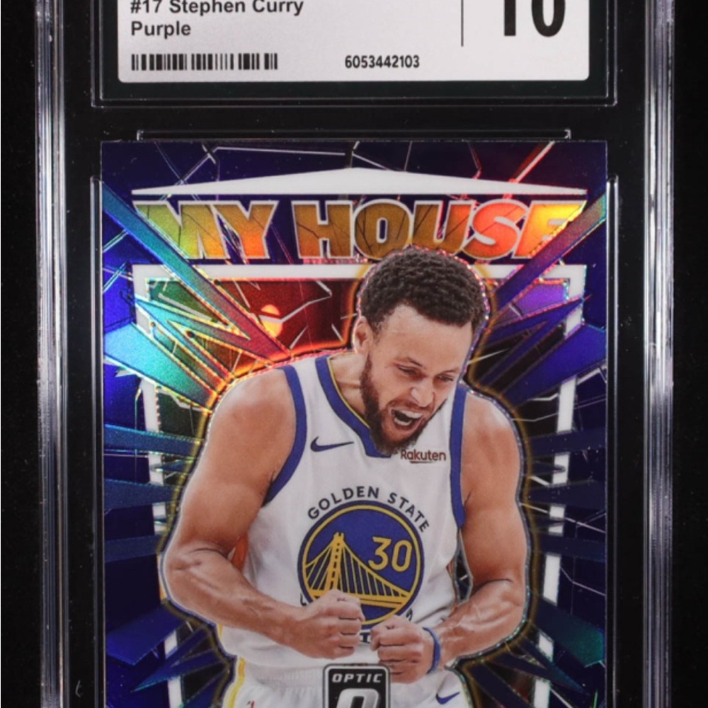 Purple My House Basketball Trading Card